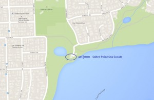 Map of Salter Point